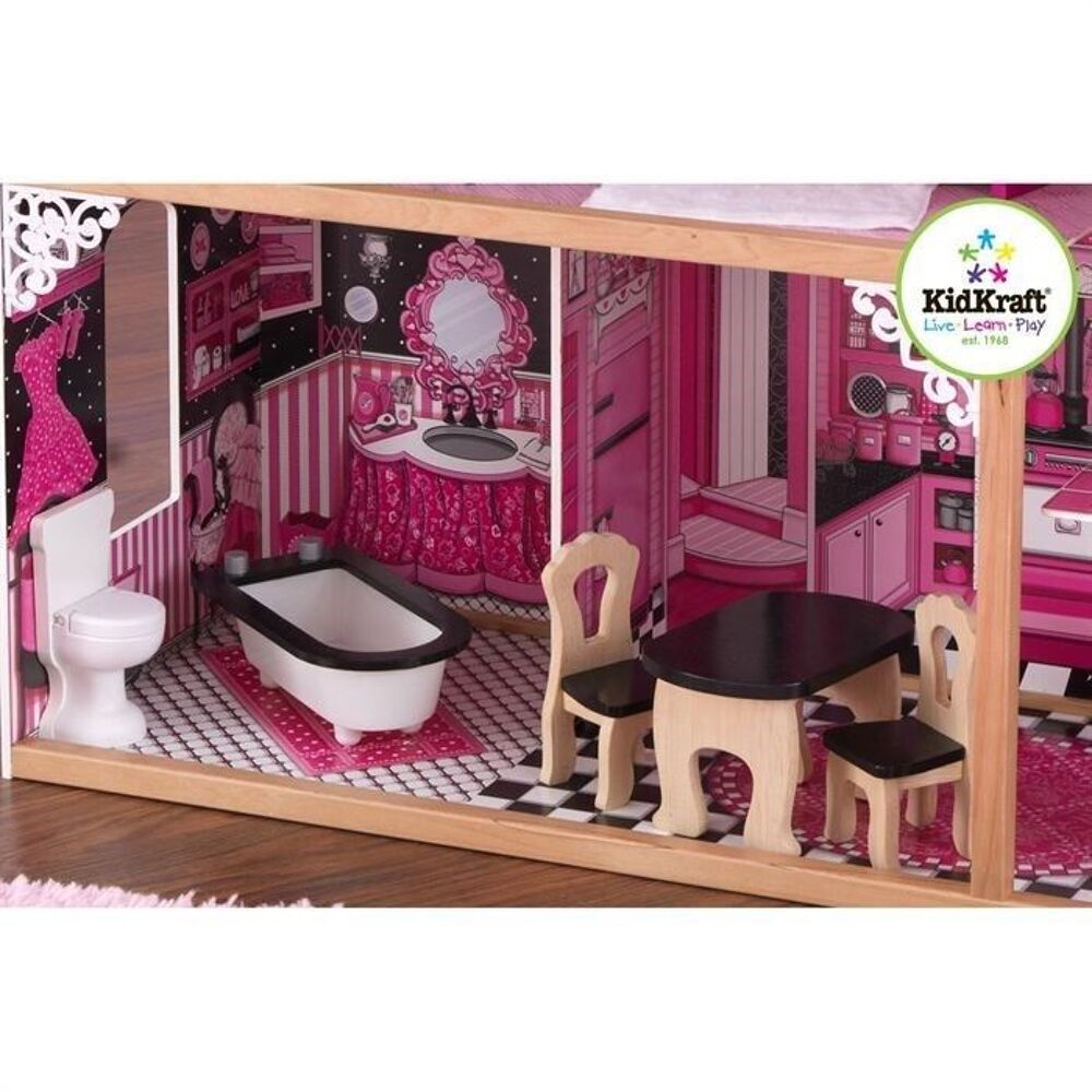 NEUVE KIDKRAFT Maison de Poup&eacute;es + 14 pi&egrave;ces
Jeux / jouets