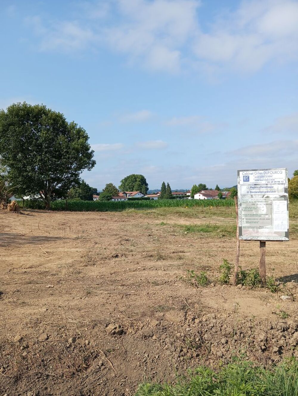 Vente Terrain Terrain de 808 m2 proche de Bayonne JATXOU 64480 Jatxou