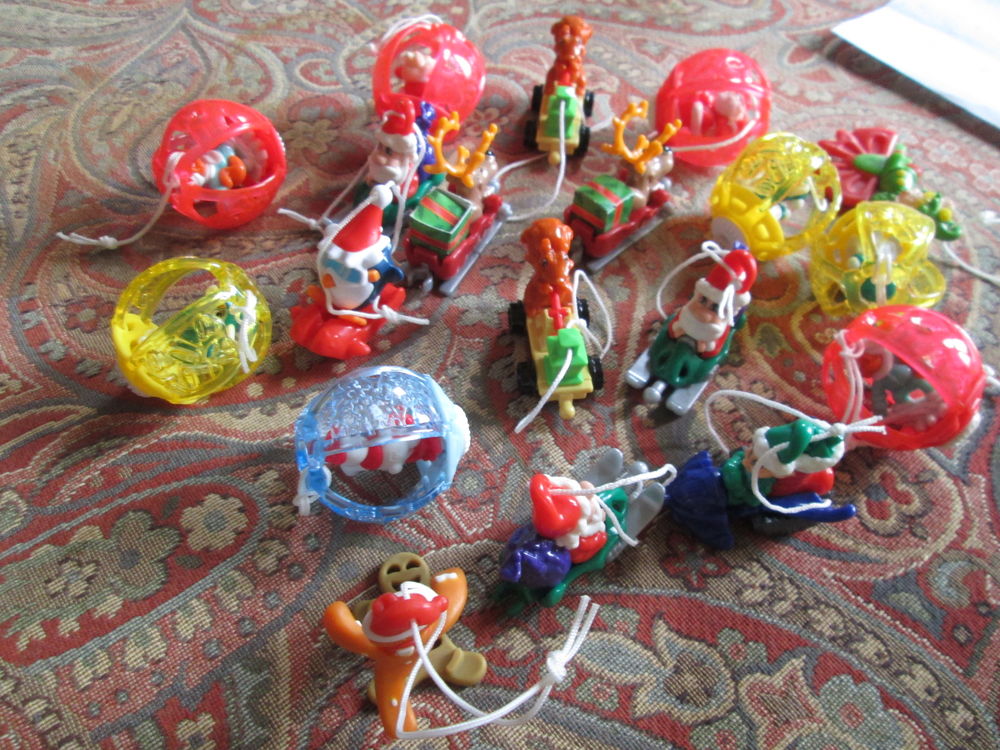 Lot petits objets d&eacute;coratifs de No&euml;l Décoration
