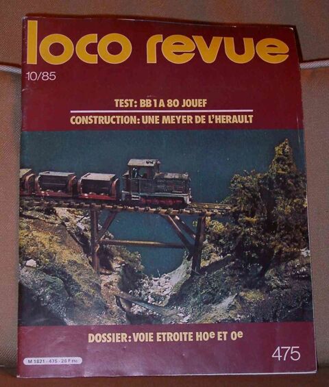 Magazine LOCO REVUE #475 - années 80 5 Argenteuil (95)
