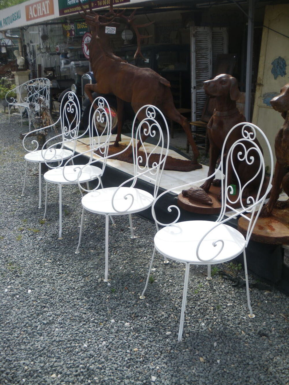 Fauteuil / chaise de jardin en fer Jardin