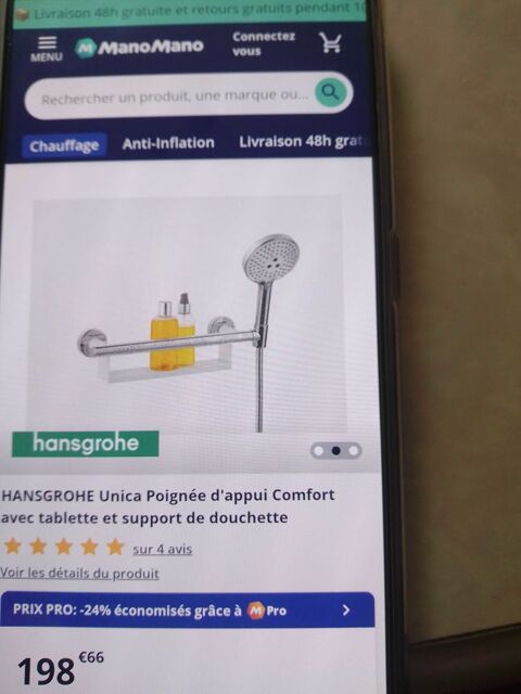 poign�e de maintien sdb neuve 90 Le Mont-Saint-Michel (50)