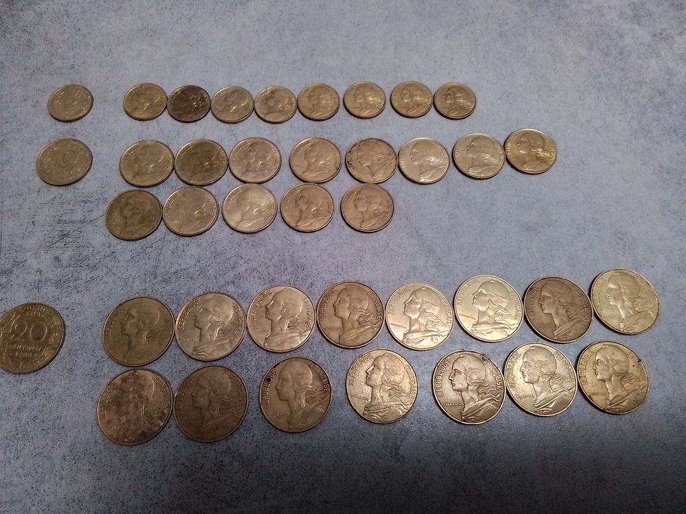 Pi&egrave;ces de monnaies Fran&ccedil;aises 