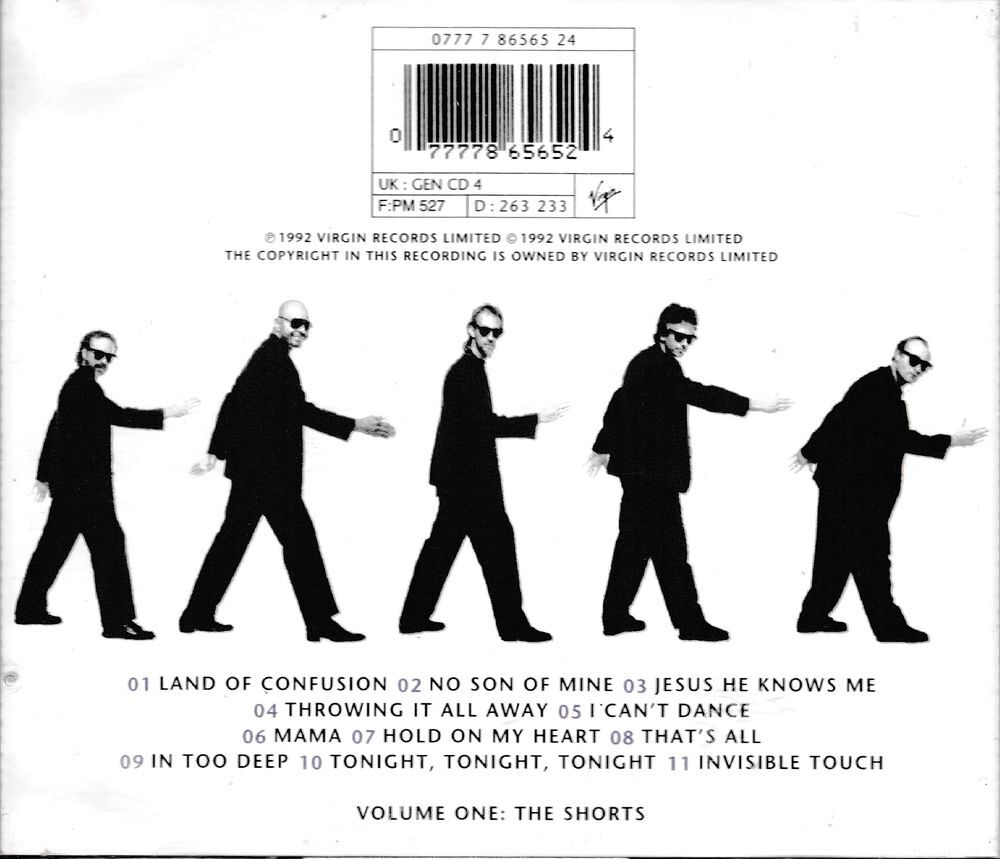 CD Genesis The Way We Walk (Volume One: The Shorts) Live CD et vinyles