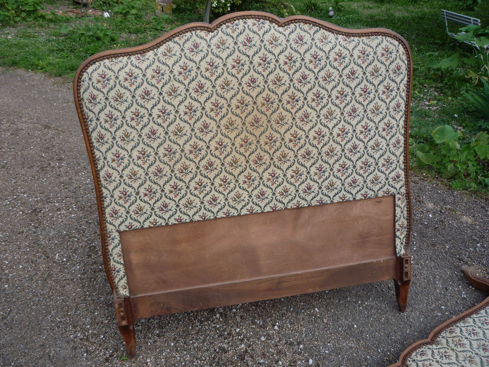 Lit Louis XV jumeaux tapissier en 100cm Meubles