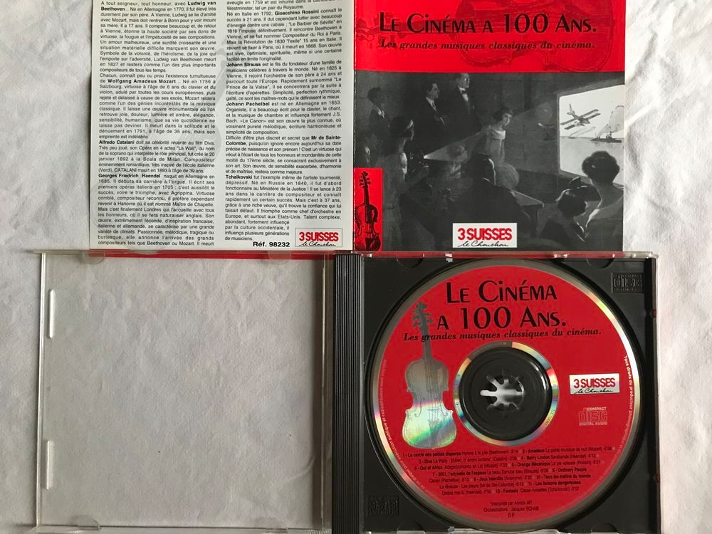 CD Le Cin&eacute;ma A 100 Ans Grandes Musiques Classiques CD et vinyles