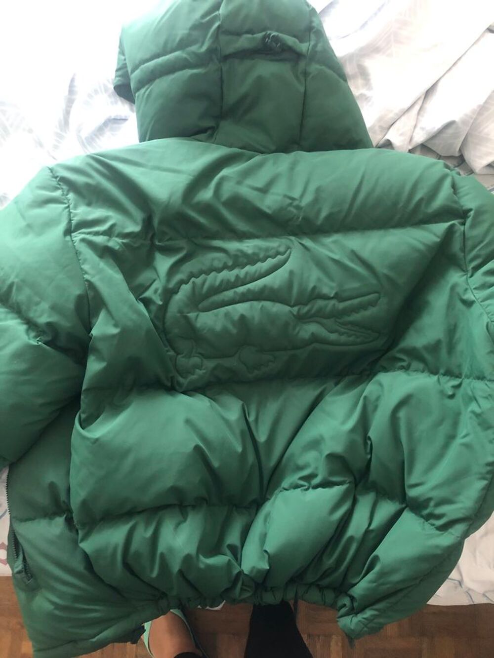 doudoune Lacoste verte Vêtements