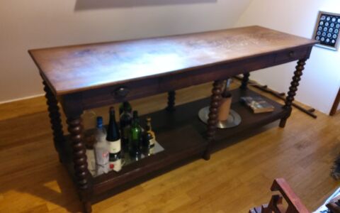 Table de drapier 19eme siecle Loiron (53)