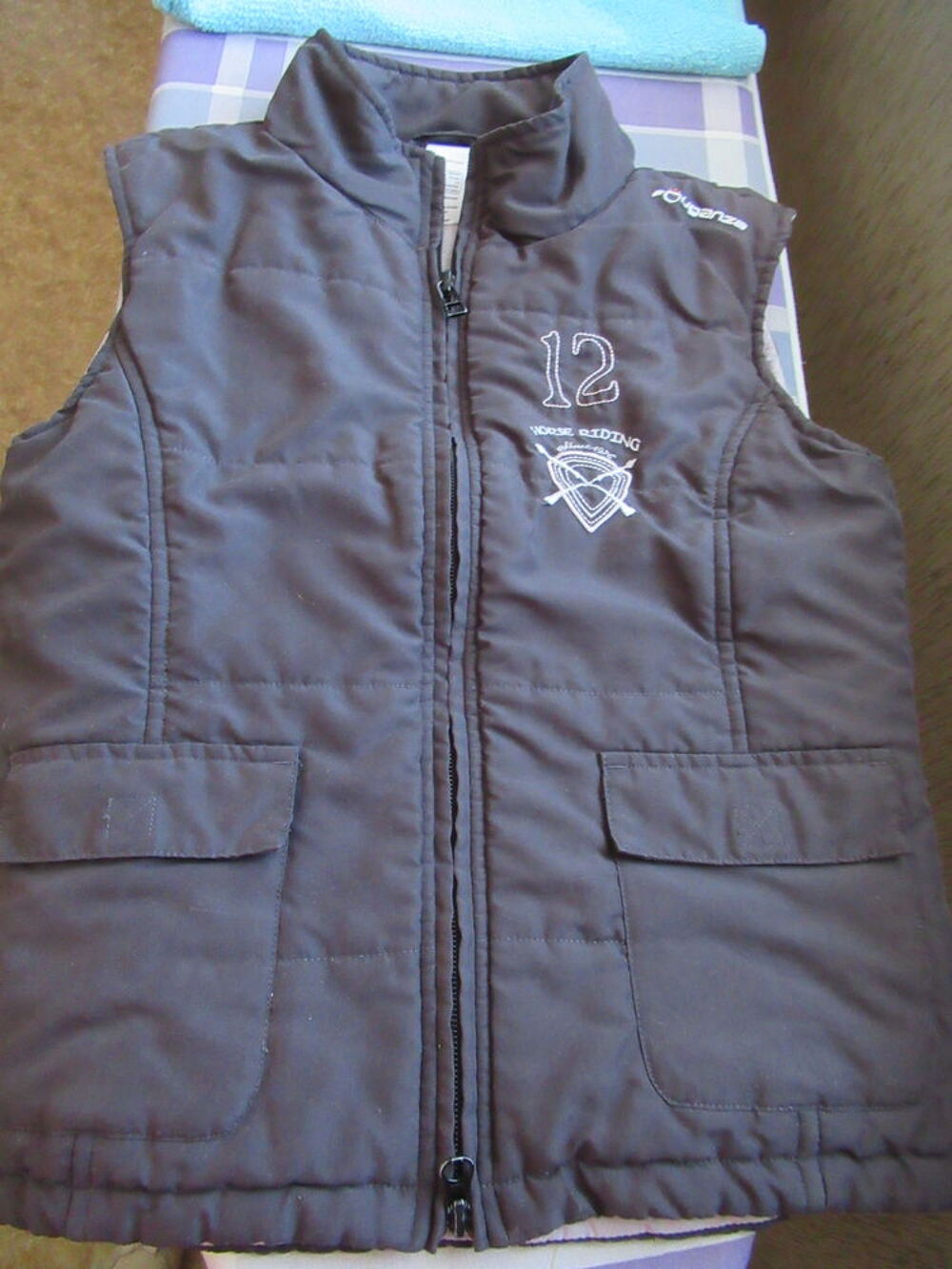 Veste sans manche &eacute;quitation Fouganza 12 ans Vêtements enfants