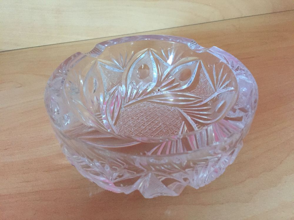 Cendrier en cristal Décoration
