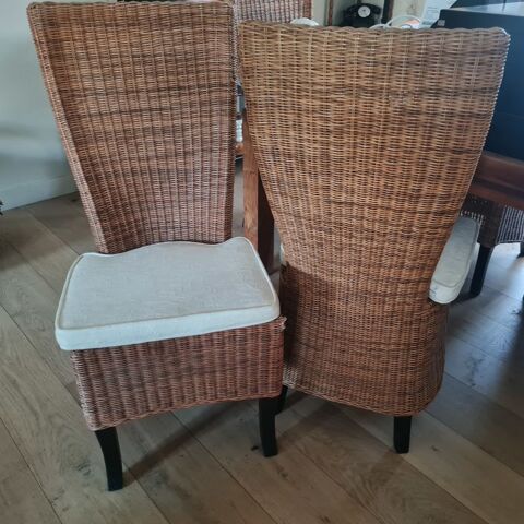 6 chaises hautes rotin Terra Nova 200 Dampierre-en-Yvelines (78)