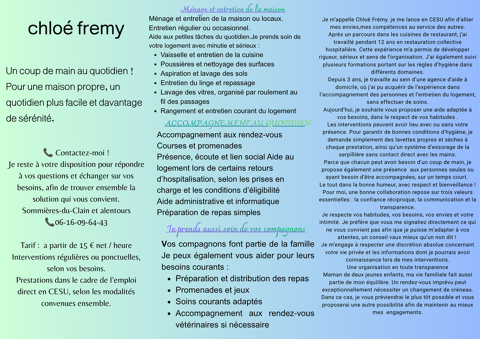aide a la vie sans soins 0 86160 Sommières-du-clain