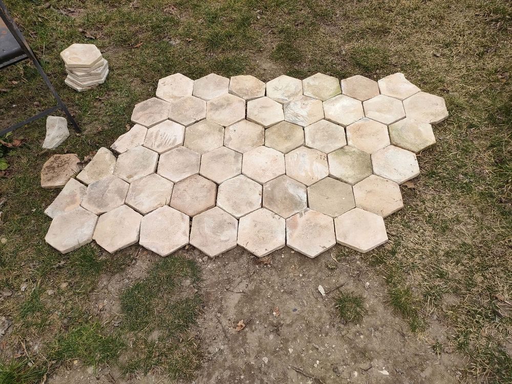 Carreaux en terre cuite naturelle Jardin