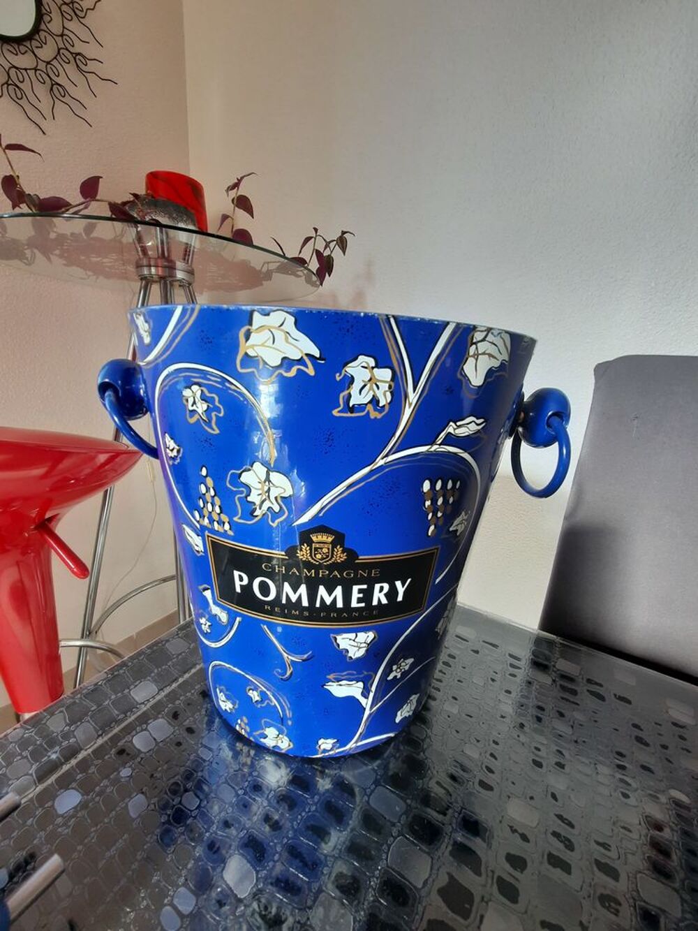 Seau &agrave; champagne pommery 