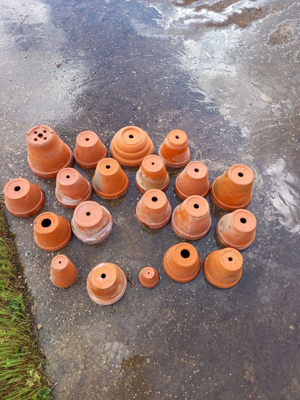 lot pot en Gr&egrave;s Jardin