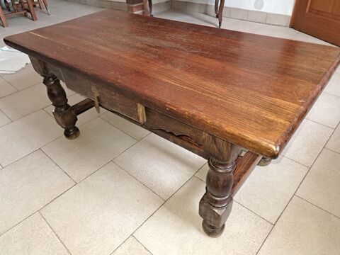 Table de salon en bois massif 50 Laon (02)