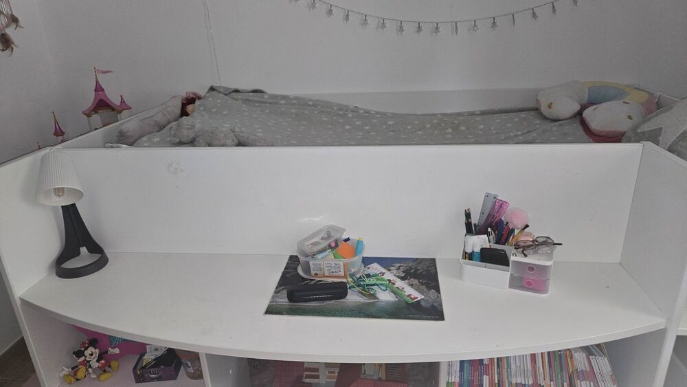 Bureau enfant blanc avec rangements Mobilier enfants