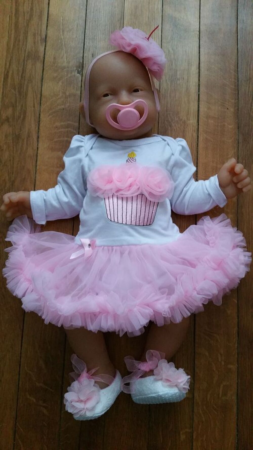 B&eacute;b&eacute; r&eacute;aliste silicone souple entier 3 mois 50 cm neuf Jeux / jouets