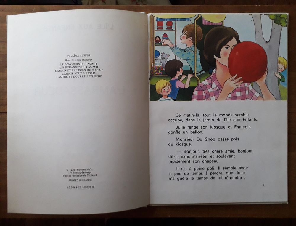 BD : CASIMIR et l'ambassadeur : 1979 Livres et BD