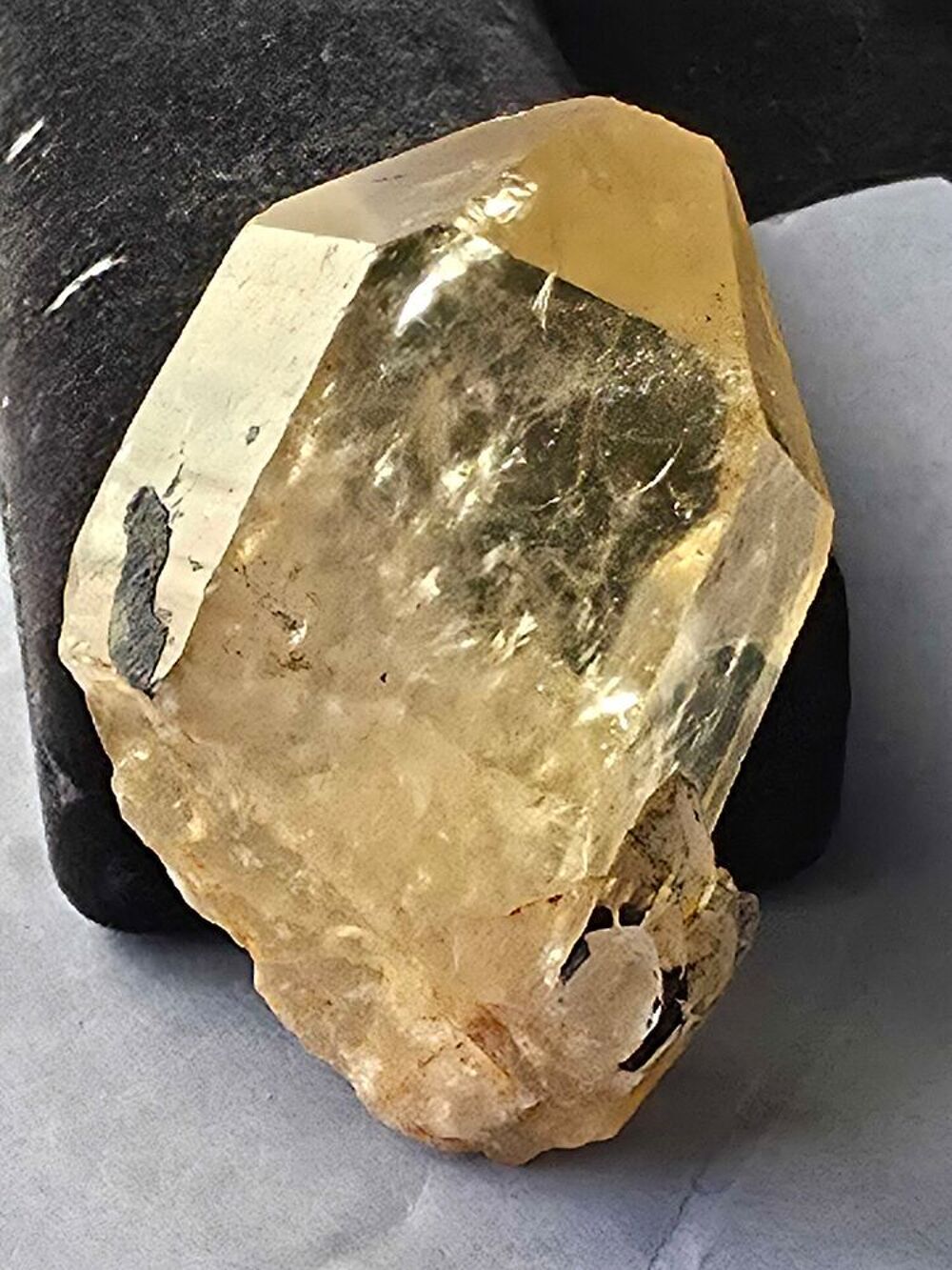 Monocristal Citrine Naturelle du Congo 88g-Pierre de Collection 
