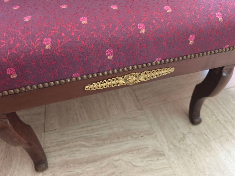Banquette Empire r&eacute;nov&eacute;e Meubles