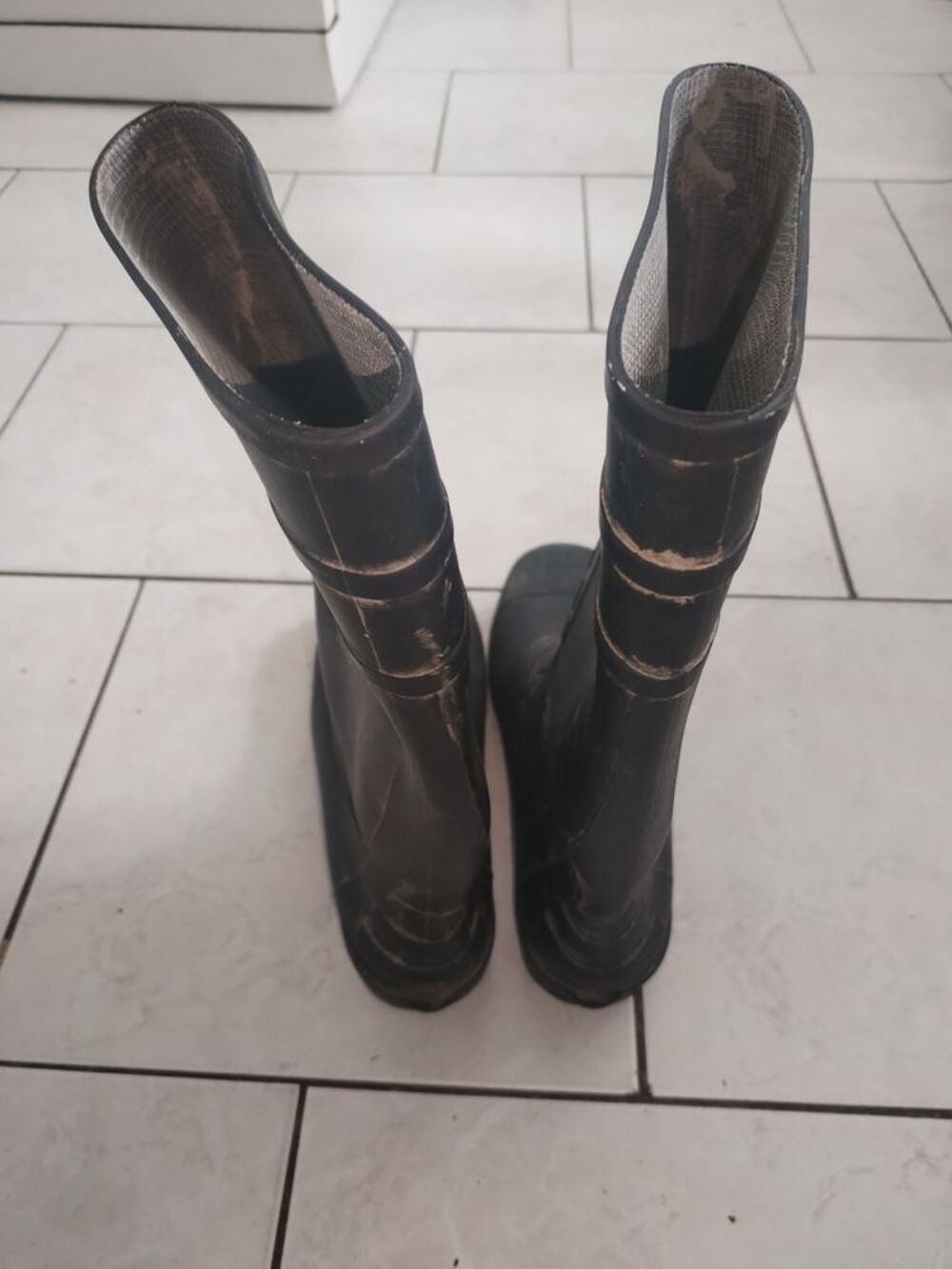 Bottes homme en caoutchouc (Taille 42) Chaussures