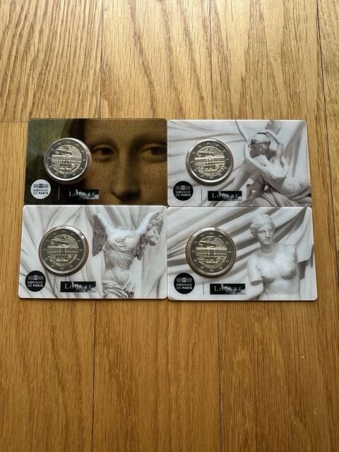 Lot 2 euro Musée du Louvre BU 2025 50 Houdemont (54)