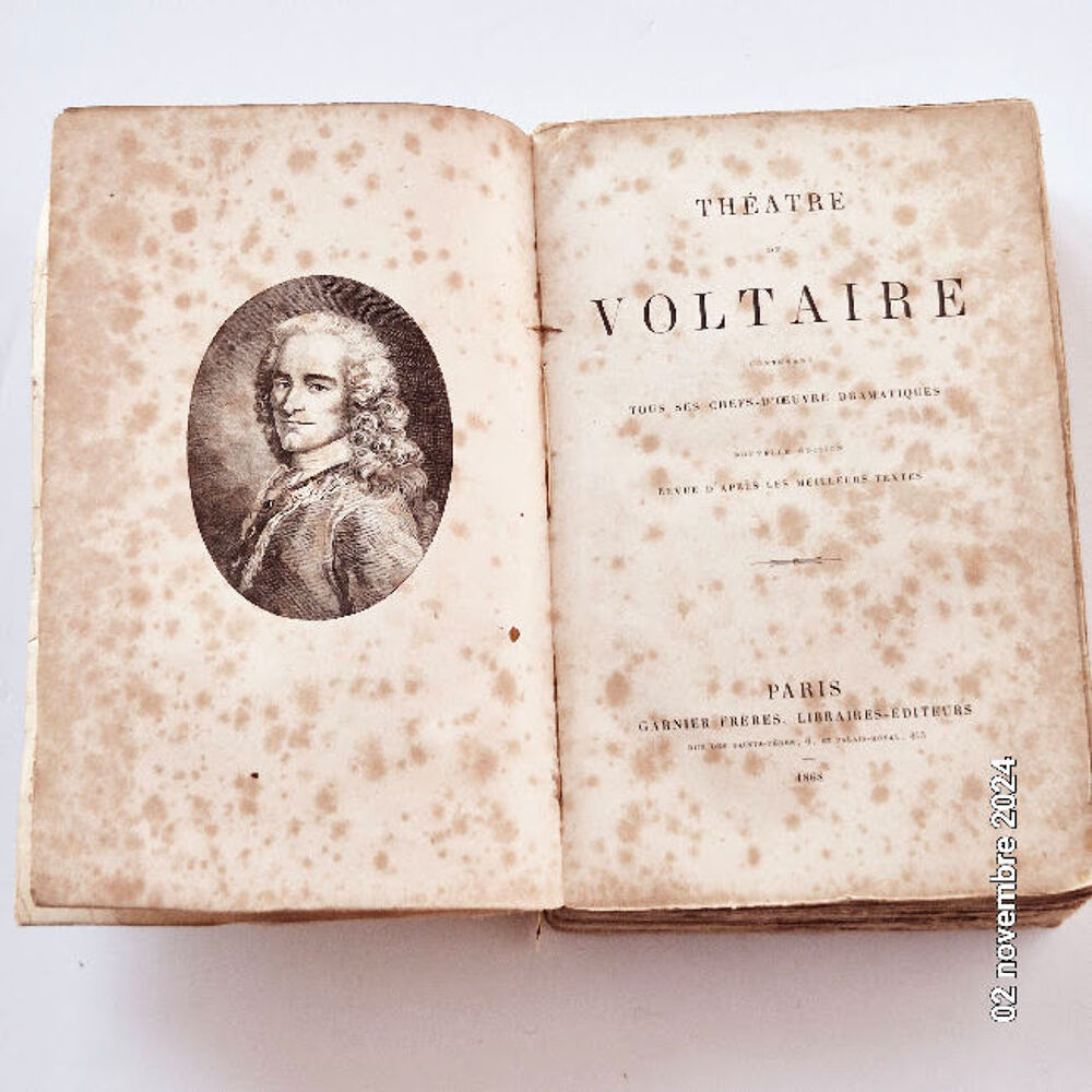 Th&eacute;&acirc;tre de Voltaire, Tous les chefs d'?uvre dramatiques, 186 Livres et BD