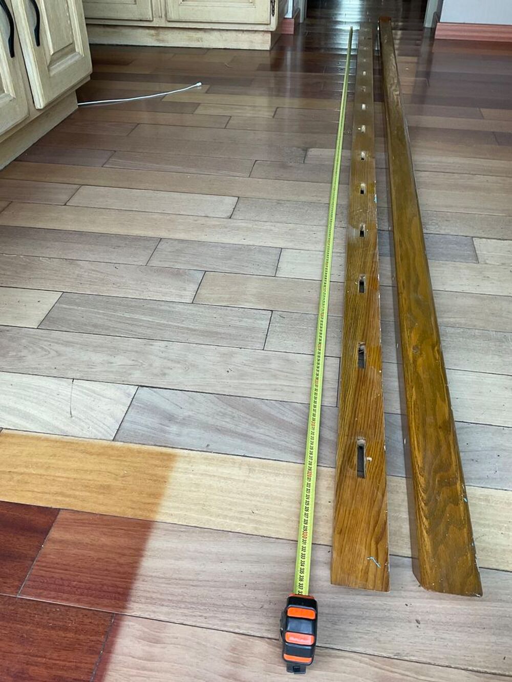 Rampe ou garde-corps compl&egrave;te d'escalier en orme Bricolage