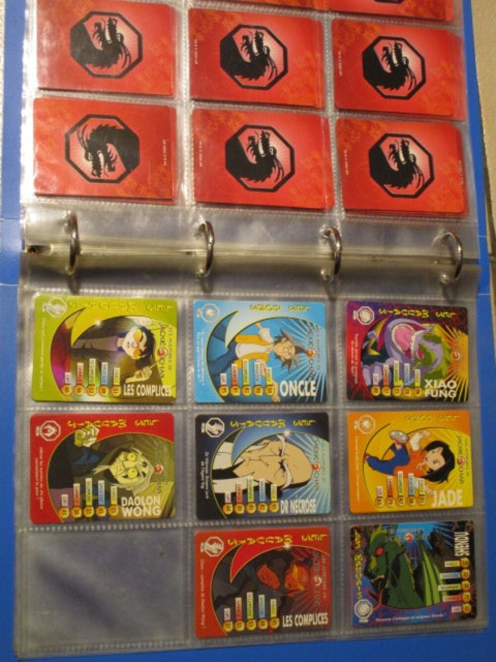 LOT VIEILLE CARTE DE JEU"JACKIE CHAN"
