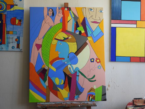 Tableau acrylique sur toile - Medley 260 Cond-sur-Noireau (14)