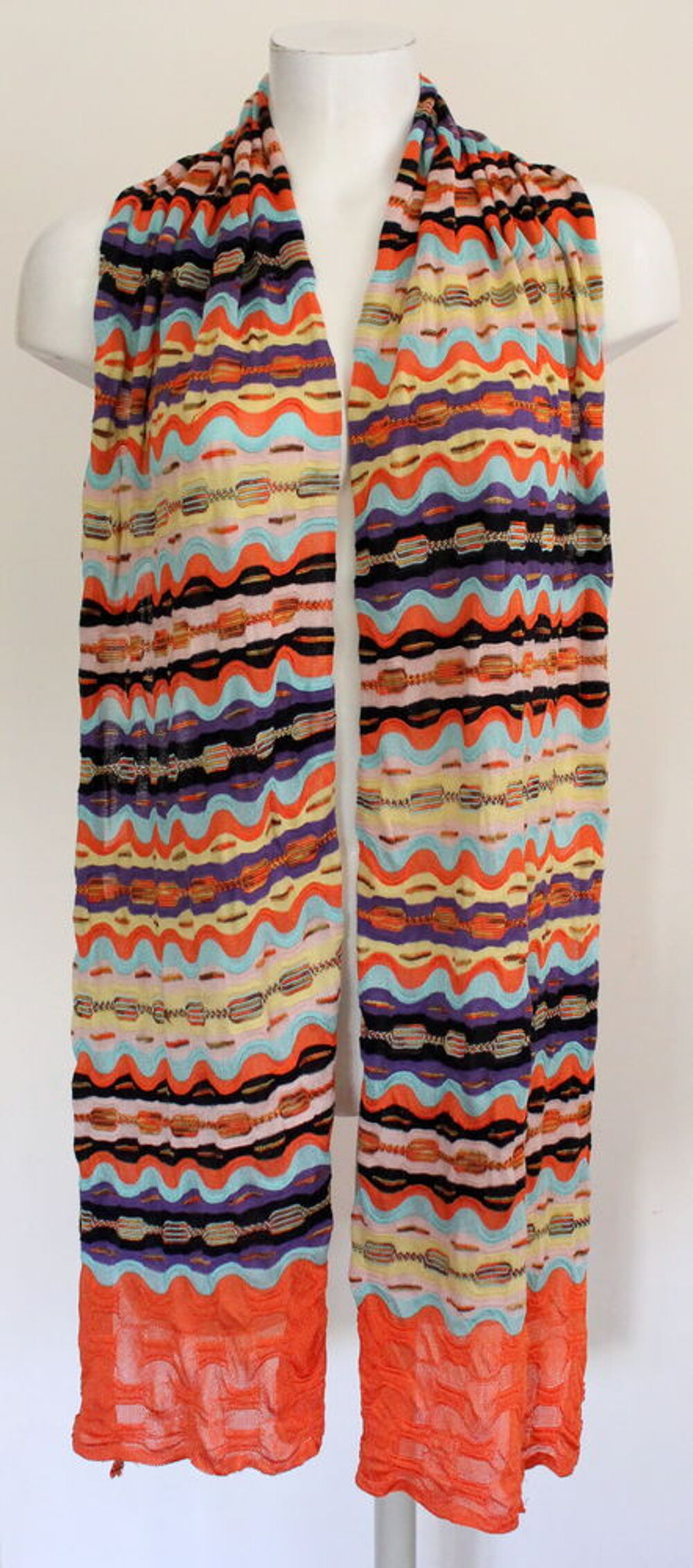 Echarpe multicolore maille MISSONI Vêtements