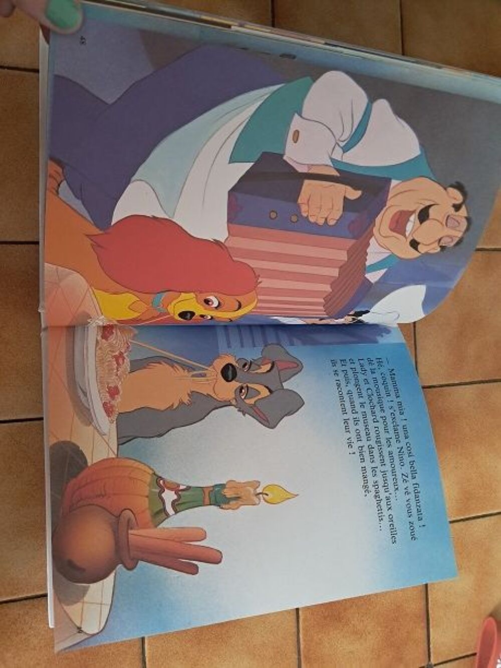 Livre Disney vintage belle et le clochard anime manga ancien Livres et BD