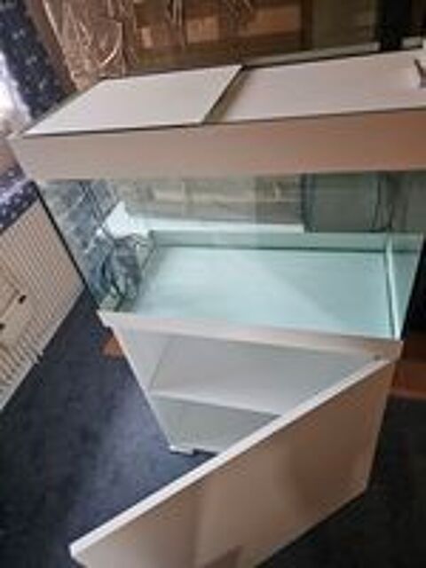   Aquarium NEUF blanc + meuble  