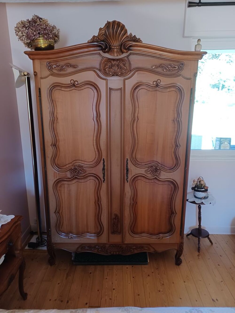 chambre &agrave; couch&eacute; ancien en merisier massif Meubles