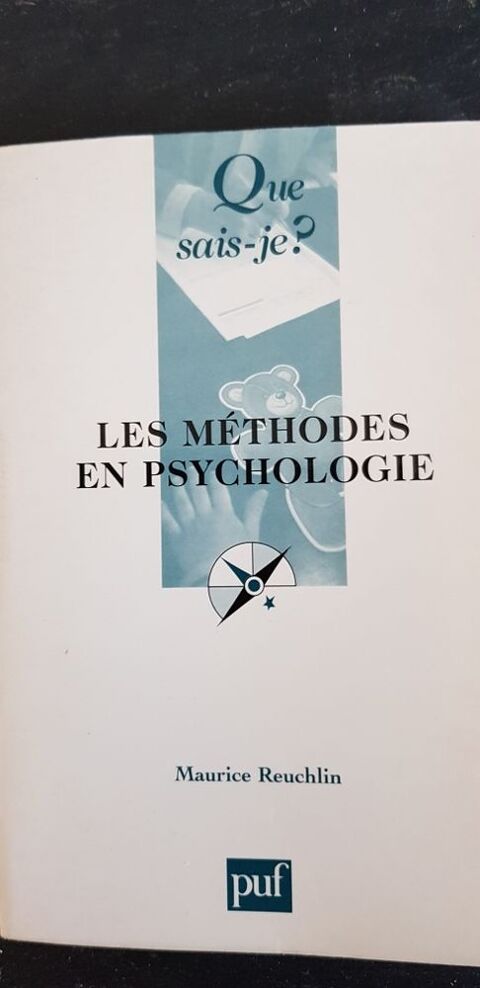 les m�thodes en psychologie �dition que sais-je Maurice Reuchlin 5 Mont�limar (26)