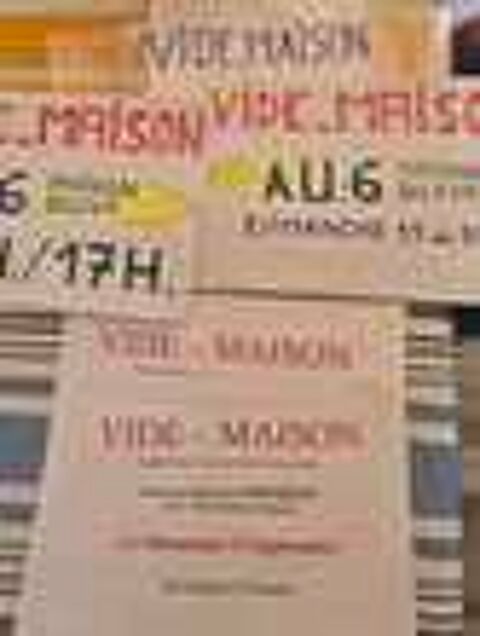 Vide jardin, vide dressing femme et objets le dimanche 13 09 Vide jardin