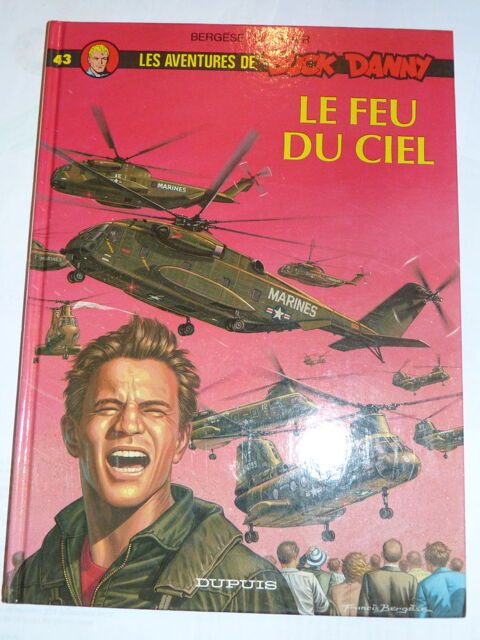 BD  -  BUCK DANNY 43 LE FEU DU CIEL dédicacé  F. BERGESE 40 Brest (29)