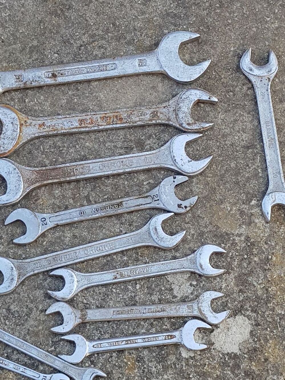 Lot de cles plate Bricolage