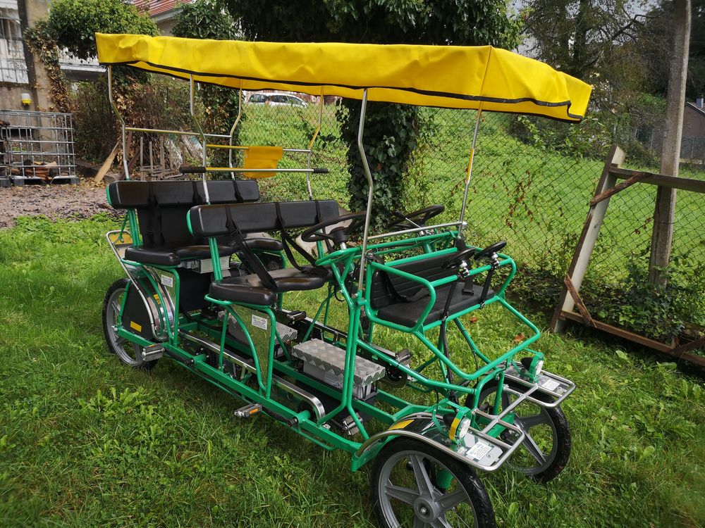 Rosalie Electrique 6 places + 2 enfants Vélos