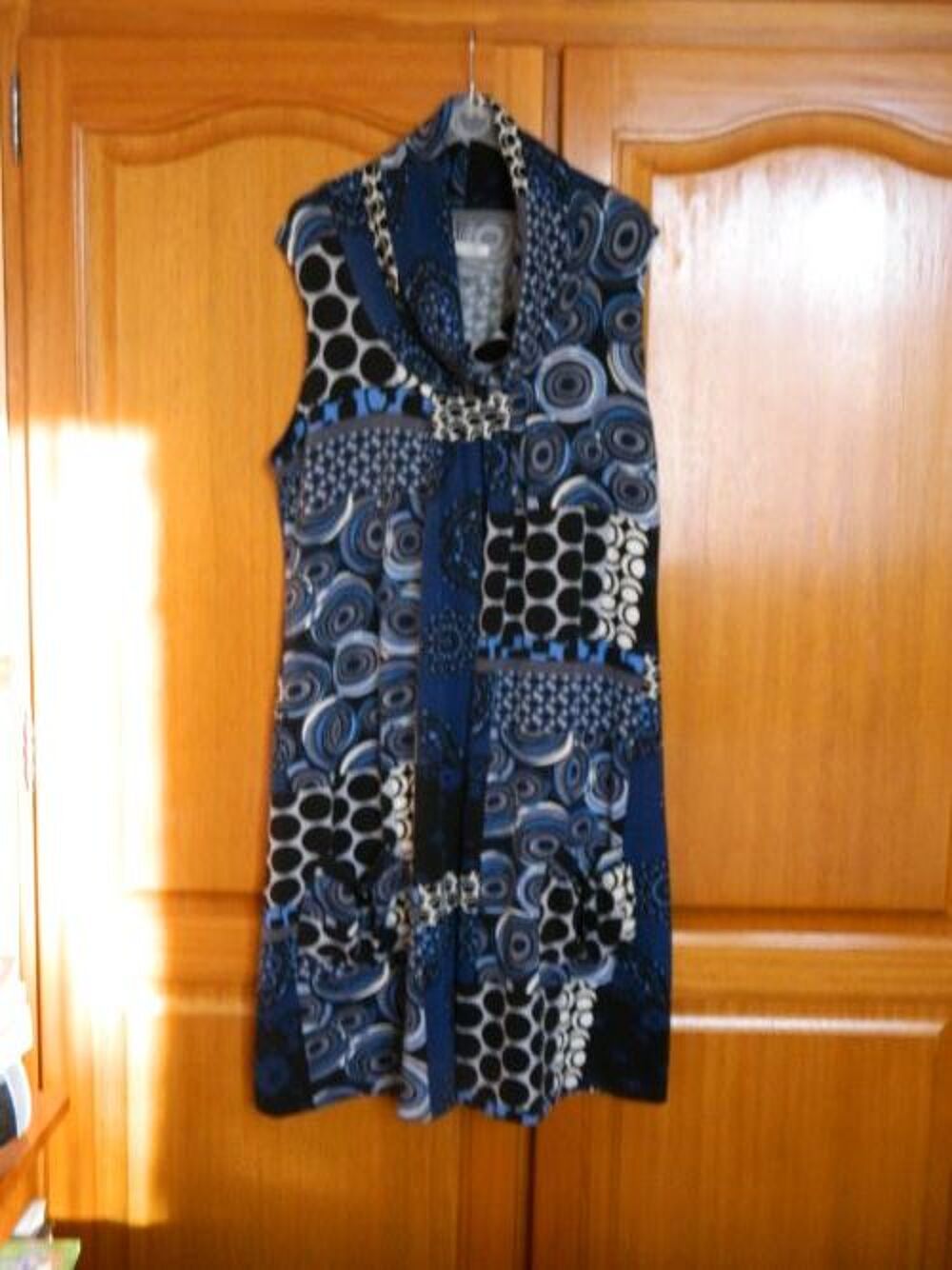 Robe sans manches marque Jacqueline Riu bleu taille XL Vêtements