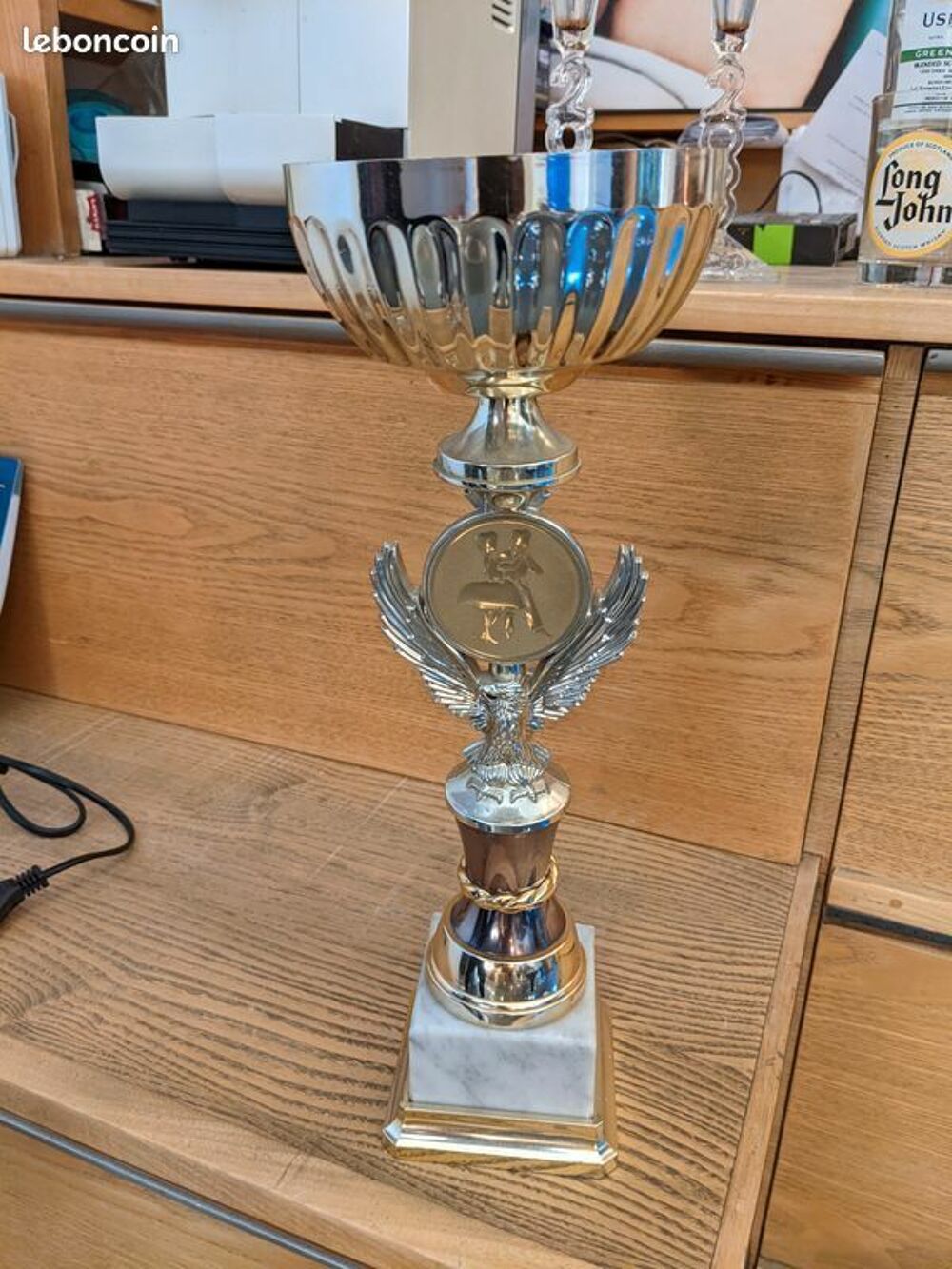 Coupe pour votre champion pr&eacute;f&eacute;r&eacute; 40 cm de haut (coupe de ? Décoration