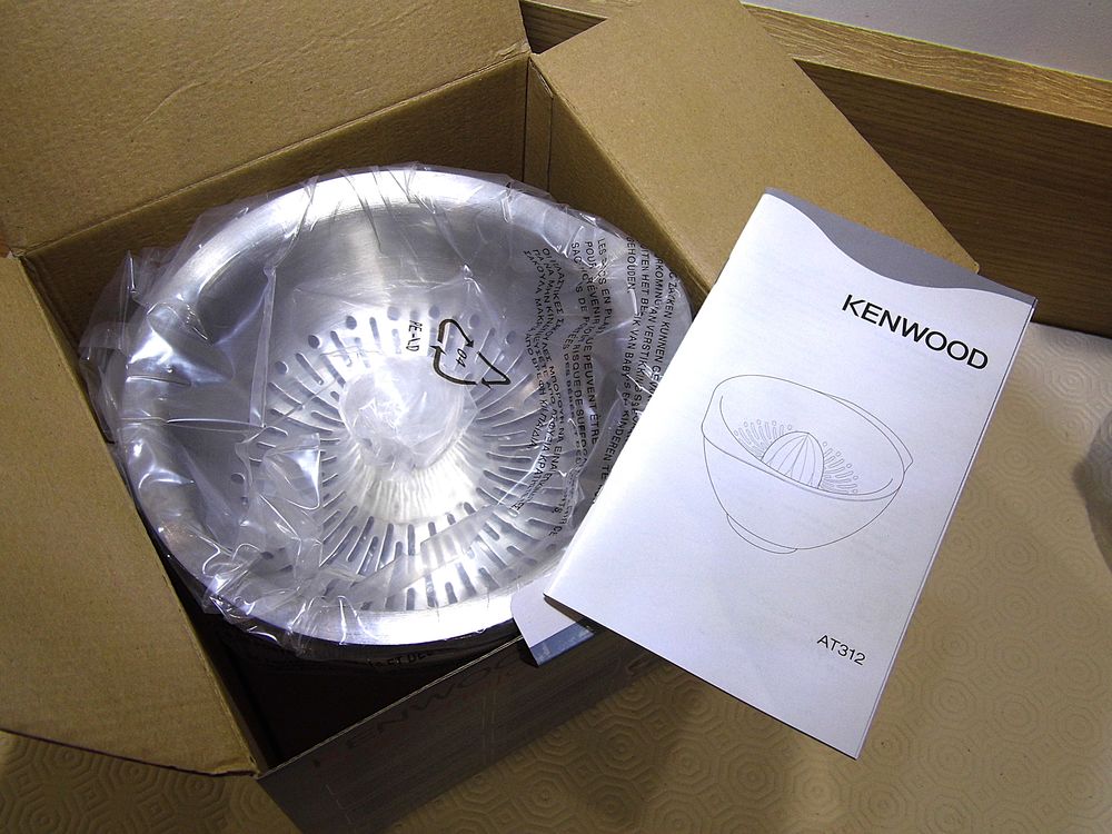 KENWOOD AT312A Major Chef presse agrumes - Neuf jamais utilis&eacute; - Robot multi fonctions Electroménager
