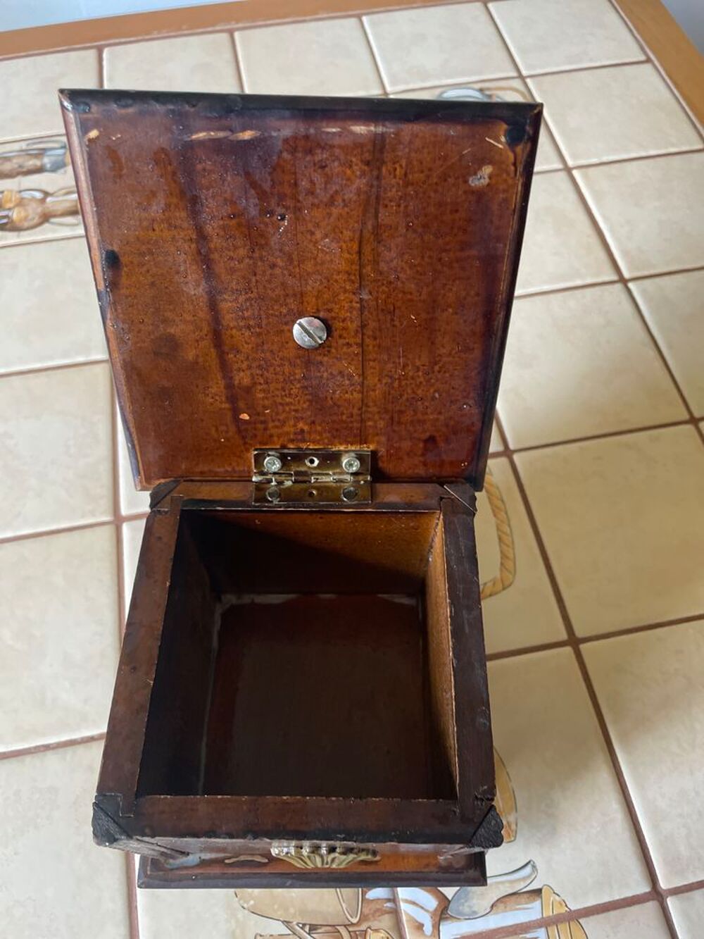 Bo&icirc;tes Moulin &agrave; Caf&eacute; Vintage en Bois &amp; M&eacute;tal - 50 % pour 5 article Dcoration