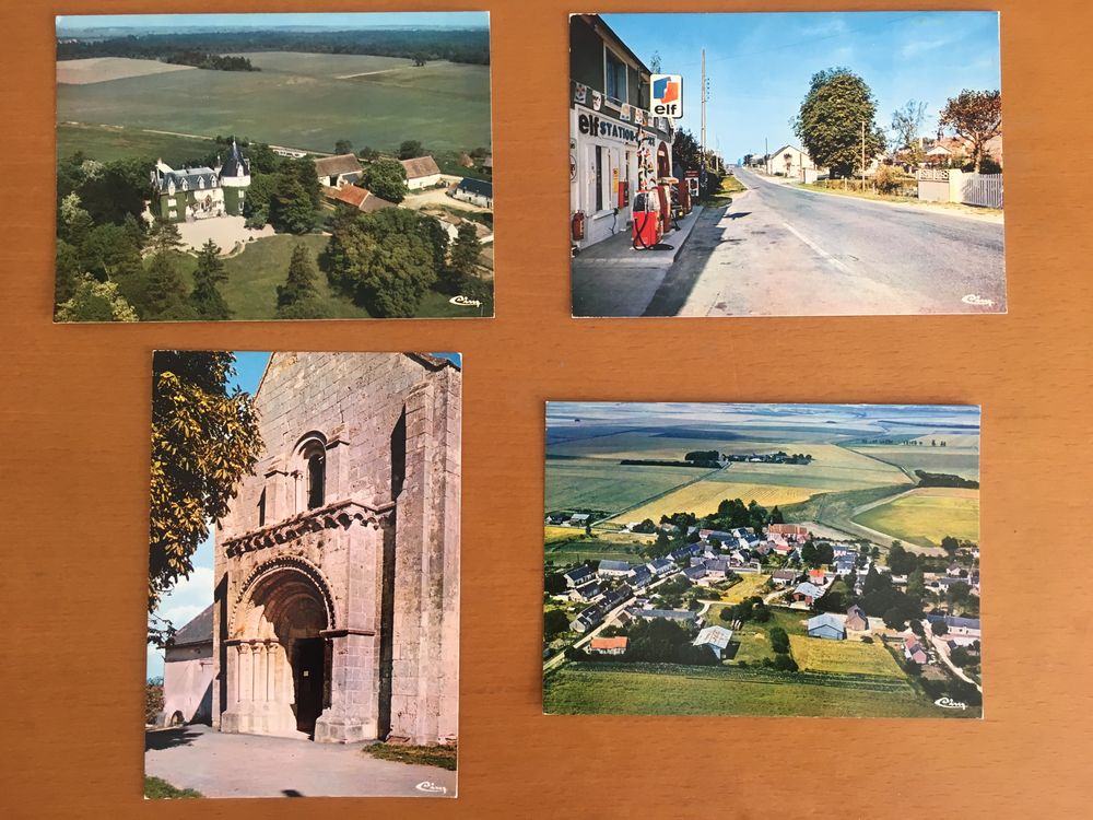 Lot de 4 cartes postales de Segry (36) - Collection 