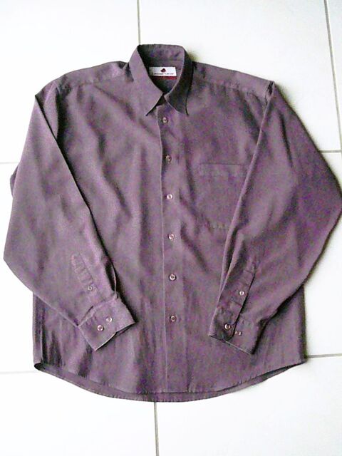 Chemise prune homme T3 Laurent Cerrer 7 Franqueville-Saint-Pierre (76)