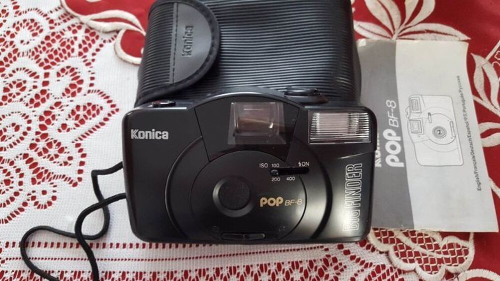 Appareil photo Konica vintage noir N&deg;1182 Photos/Video/TV