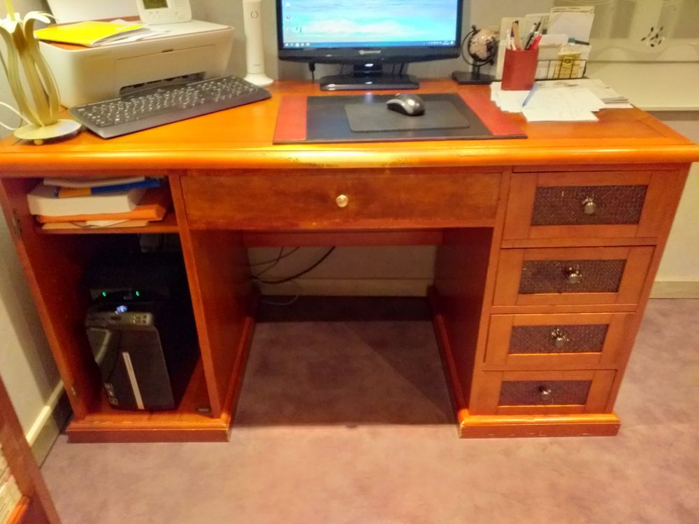 bureau en bois massif Meubles