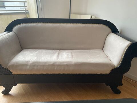 Canap� en suedine beige 100 La Baule-Escoublac (44)