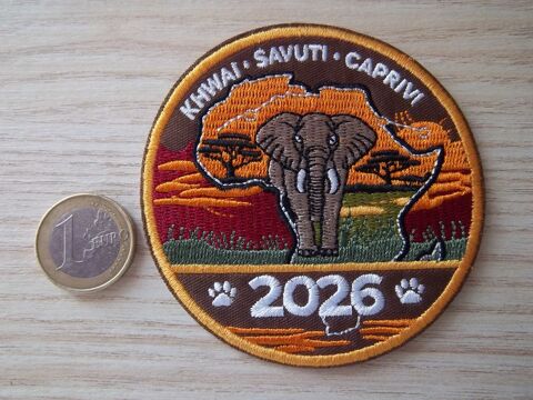 écusson safari khwai Savuti Caprivi Afrique 2026 insigne col 9 Valognes (50)